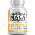 Maca suporta a cápsula de extrato de maca vegana de saúde reprodutiva
